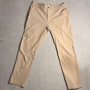 The North Face Mens Khaki Cargo Hiking Pants UPF 40 Size 36x32